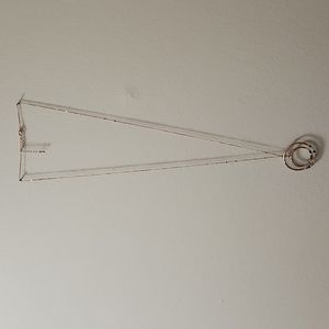 20 inch long, Double Circle Gold necklace